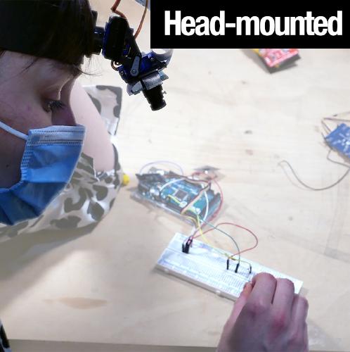 [Capush] head-mounted camera unit